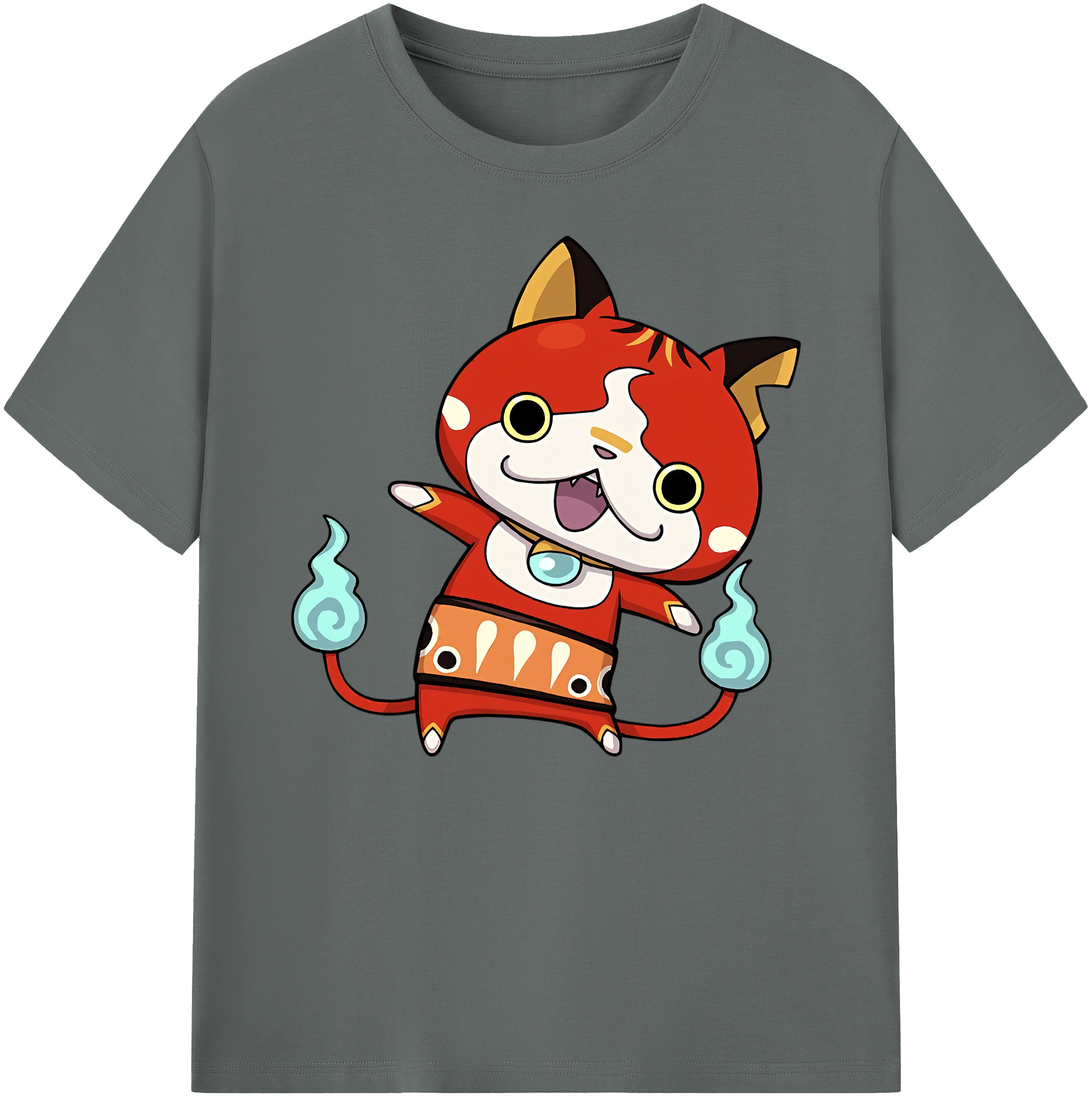 （画像用） 妖怪ウォッチ Yo-kai Watch 綿100％ メンズ半袖Tシャツ｜肌触りやわらか＆通気性